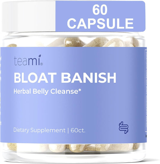 Women's Herbal Debloat Pills for Fast Gas and Bloating Relief - Supports Digestion, Regularity, and Constipation - Natural Belly Cleanse with Digestive Enzymes by Teami
