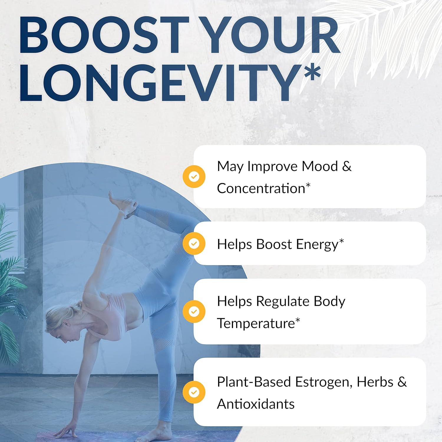 Women's Herbal Estrogen Support Supplement - Promotes Hormonal Balance, Non-GMO & Gluten-Free (90 Capsules)