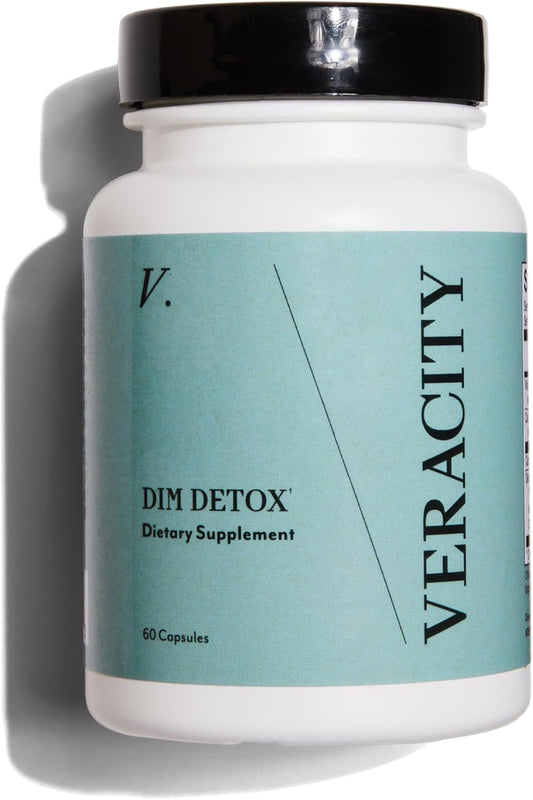 Women's Hormone Balance DIM Detox Supplement for Skin, Metabolism & Immune Health - 60 Capsules - Gluten Free & Antioxidant Formula