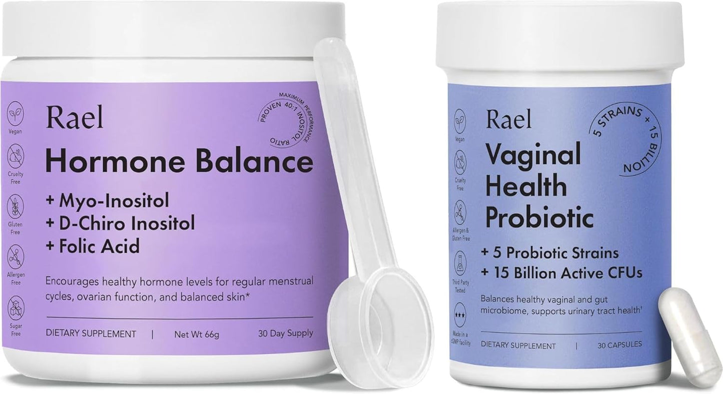 Women's Hormone Balance & Fertility Bundle with Probiotics & Digestive Support - 30 Day Supply