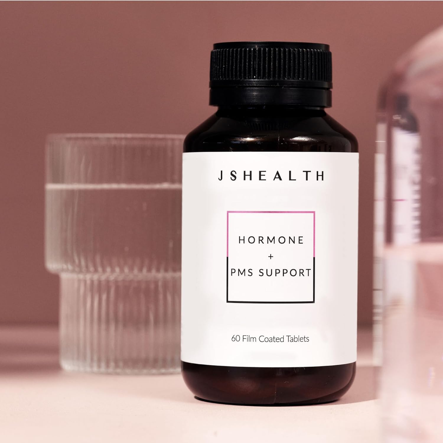 Women's Hormone Balance & PMS Support Supplement with Vitamins B3, B6, Magnesium - 60 Capsules