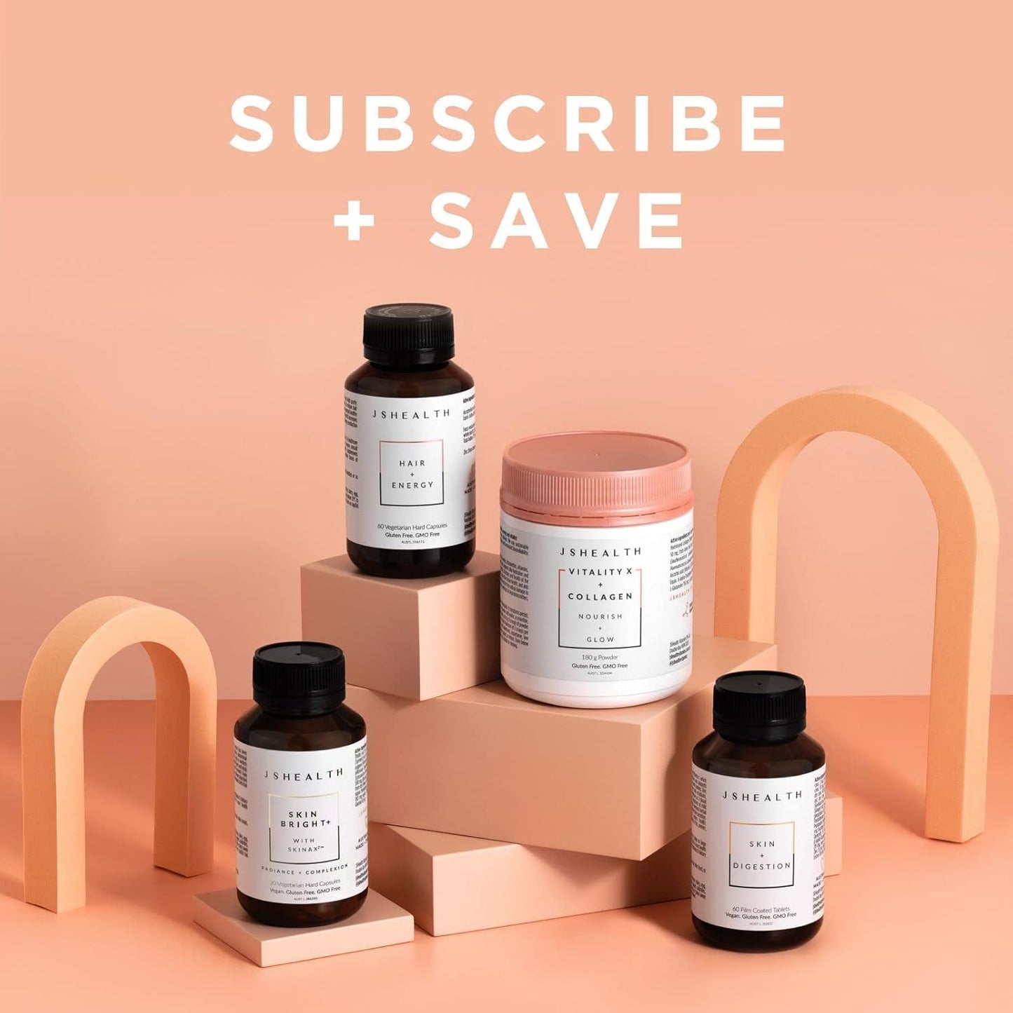 Women's Hormone Balance & PMS Support Supplement with Vitamins B3, B6, Magnesium - 60 Capsules