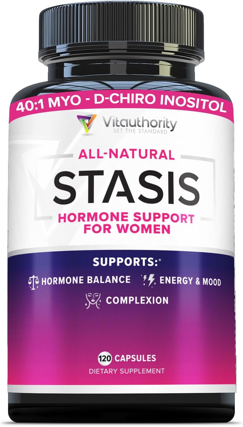 Women's Hormone Balance Supplement - Myo-Inositol & D-Chiro Inositol Blend with DIM - Skin, Energy, & Cycle Support - 30 Day Supply