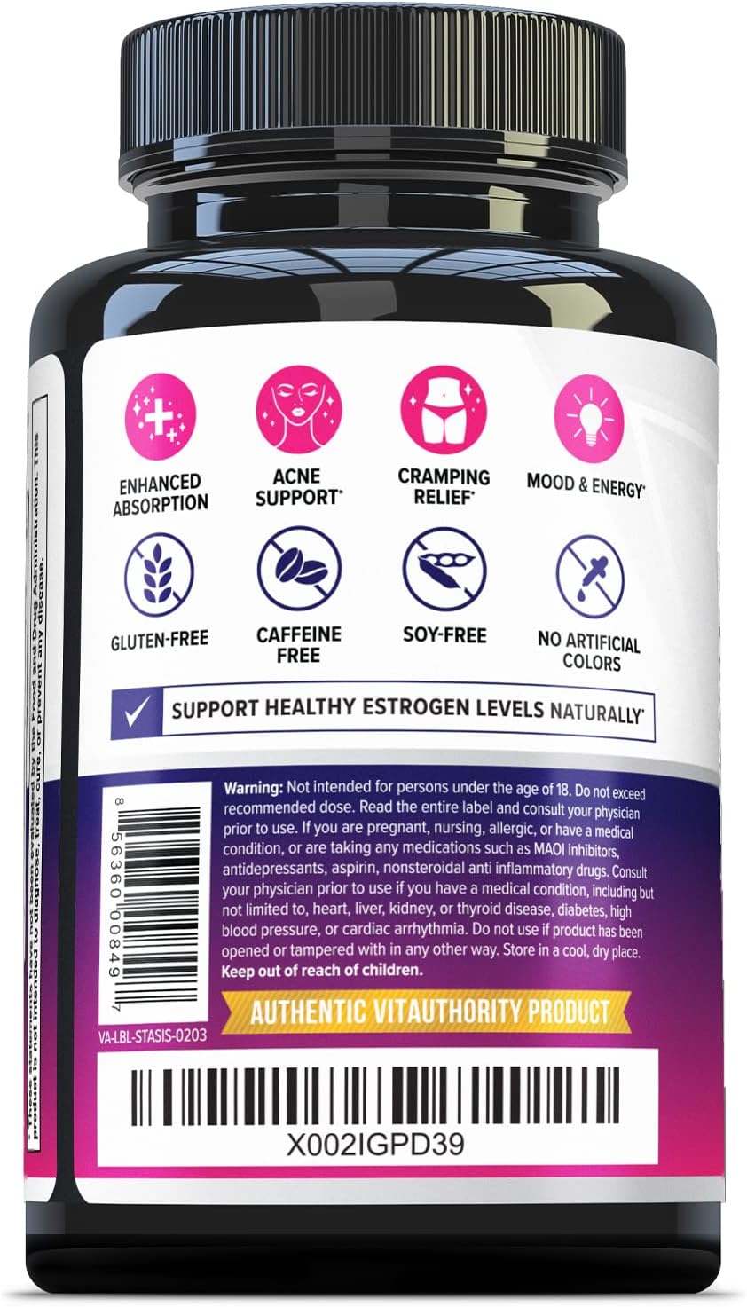 Women's Hormone Balance Supplement - Myo-Inositol & D-Chiro Inositol Blend with DIM - Skin, Energy, & Cycle Support - 30 Day Supply