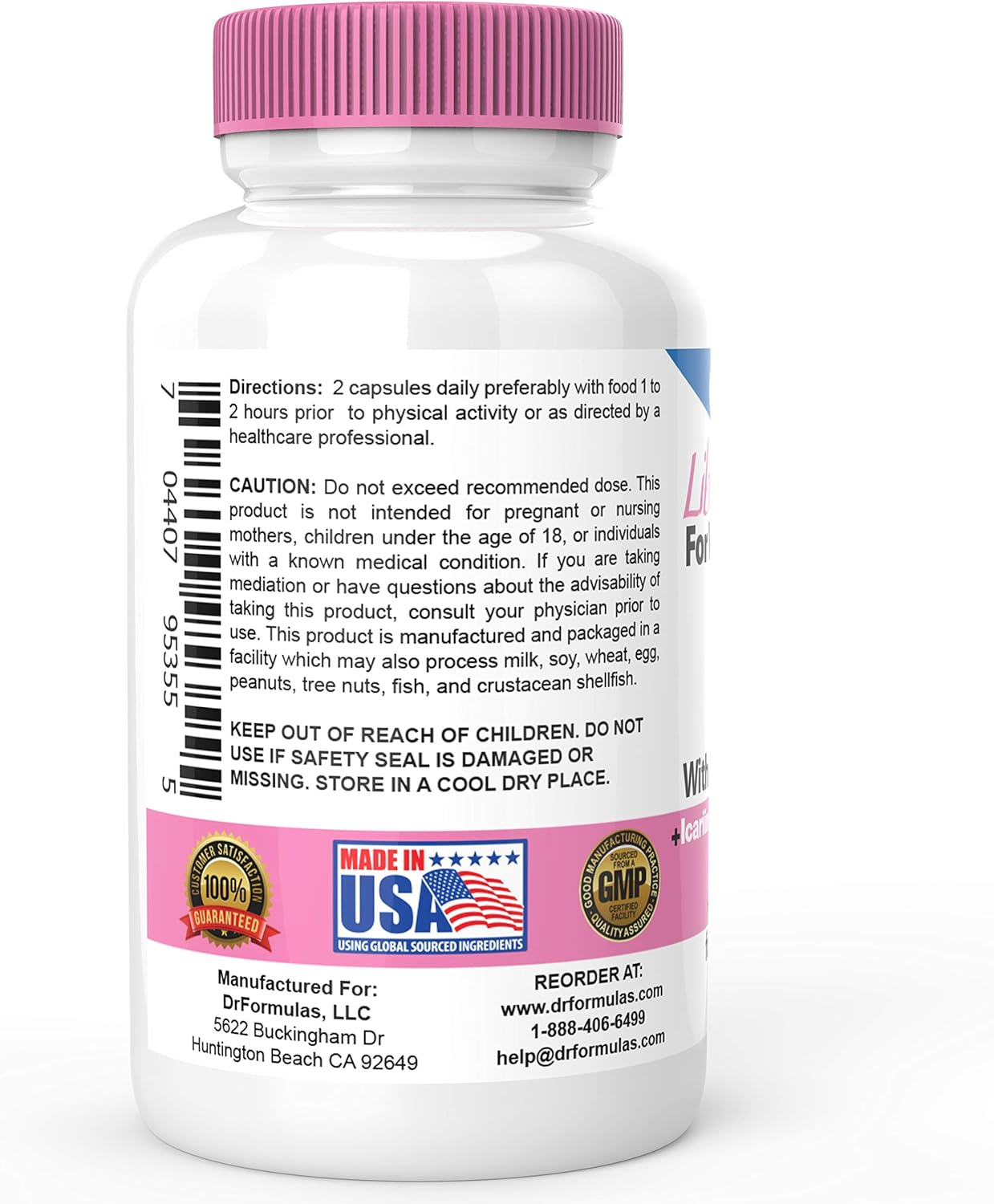 Women's Libido Support Supplement with Horny Goat Weed, Maca, Epimedium, and Icariin - 60 Capsules by DrFormulas