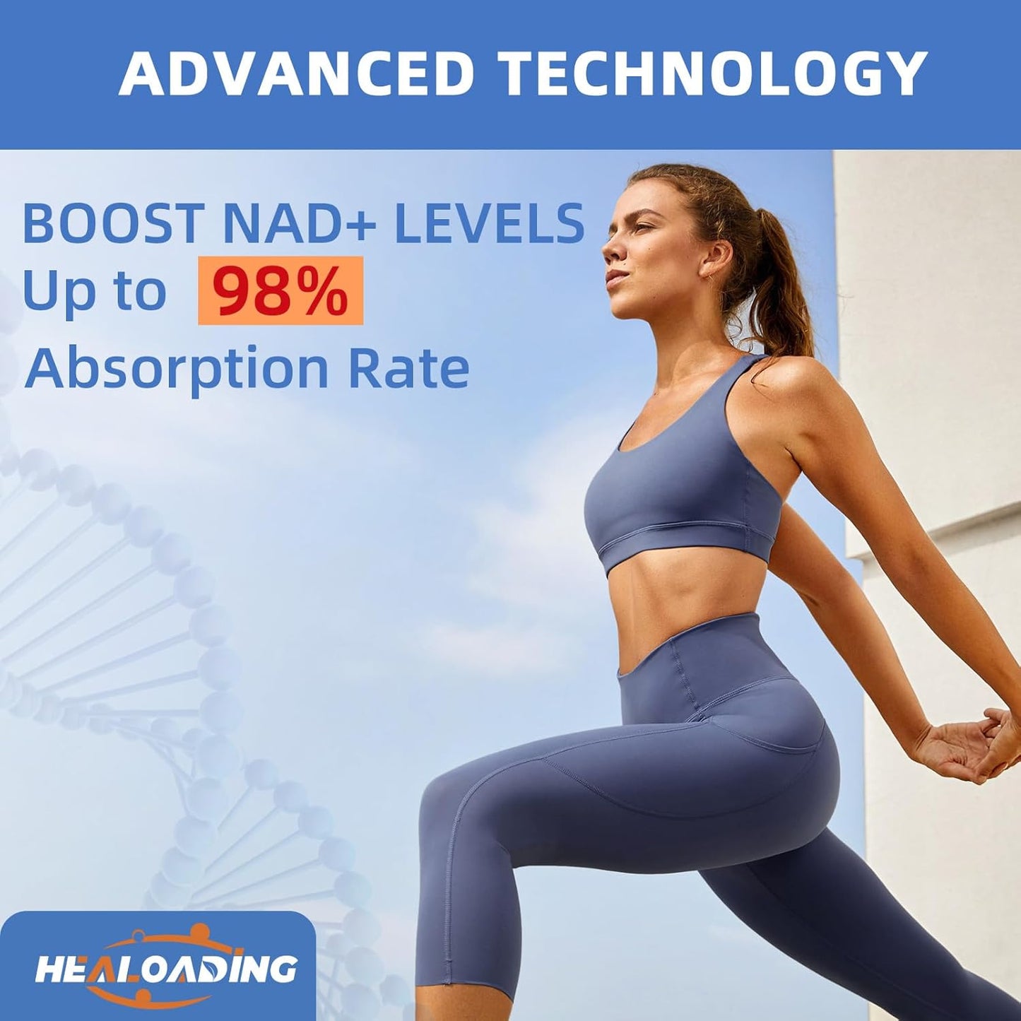 Women's Liposomal NAD+ Supplement with Resveratrol 550MG - Cellular Repair, Energy, and Aging Support