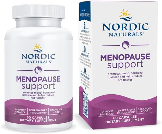 Women's Menopause Support Capsules - Natural Hormone Balance & Mood Support Supplement - 60 Capsules - Plant-Based Ingredients - Hot Flash Relief - 30 Servings
