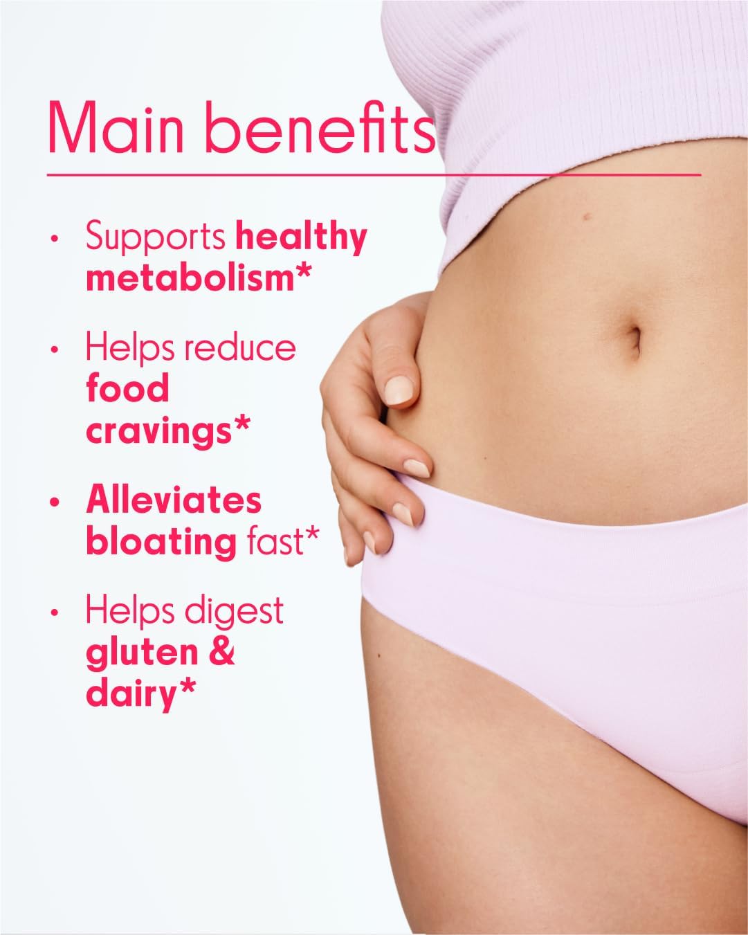 Women's Metabolism Booster & Bloating Relief Bundle | Digestive Enzymes & Energy Supplement for Cravings | Love Wellness Bye Bye Bloat & Metabolove