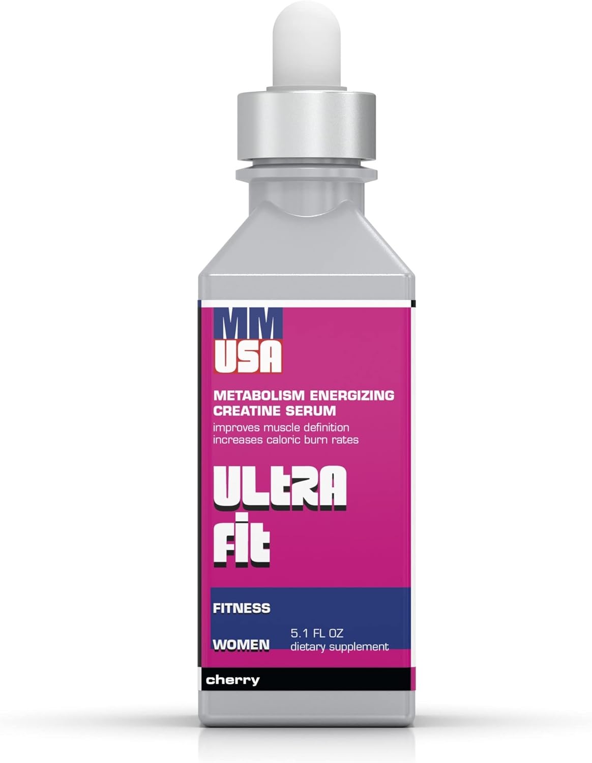 Women's MMUSA Creatine: Boost Energy, Burn Fat, Build Muscle Tone for Aerobics, Cycling, Running & Stamina - Cherry Flavor