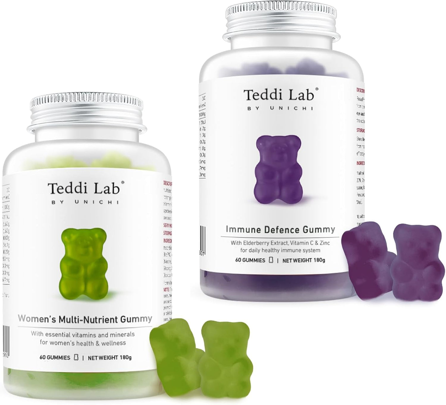 Women's Multi-Nutrient and Elderberry Immune Gummy by Unichi - Boost Your Health with Delicious Gummies
