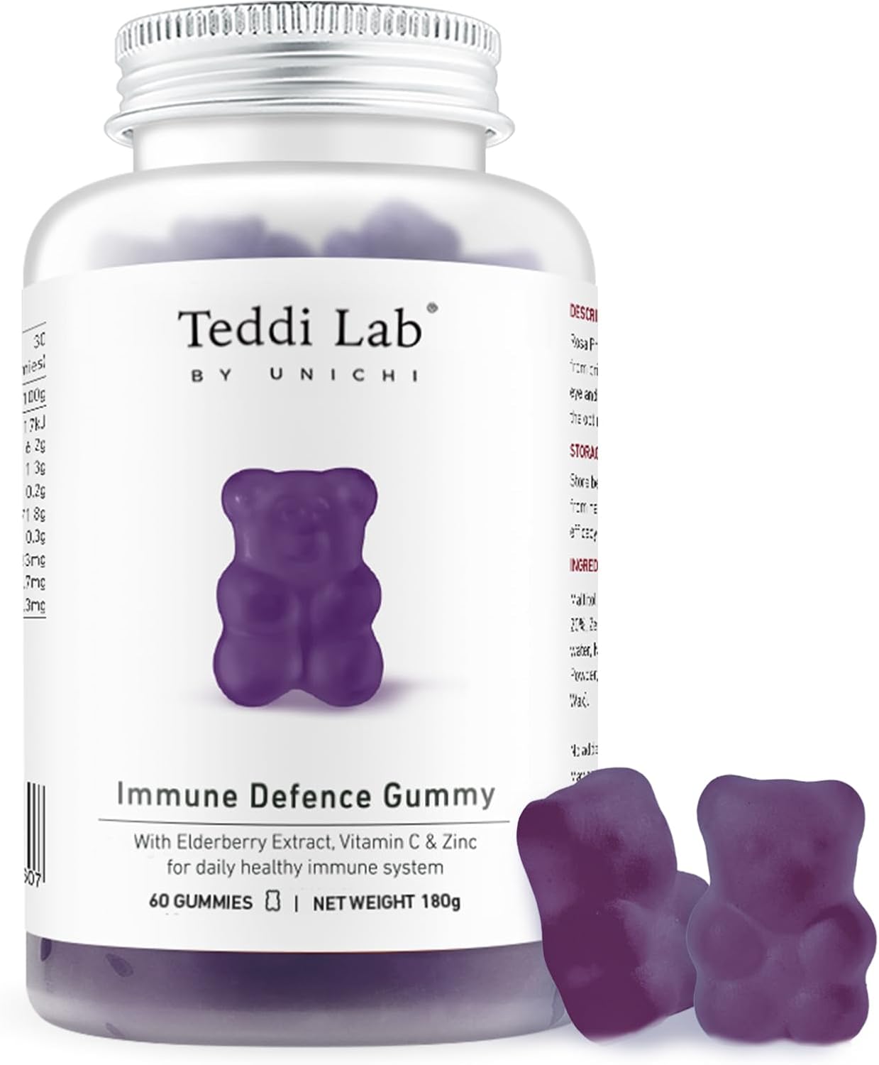 Women's Multi-Nutrient and Elderberry Immune Gummy by Unichi - Boost Your Health with Delicious Gummies