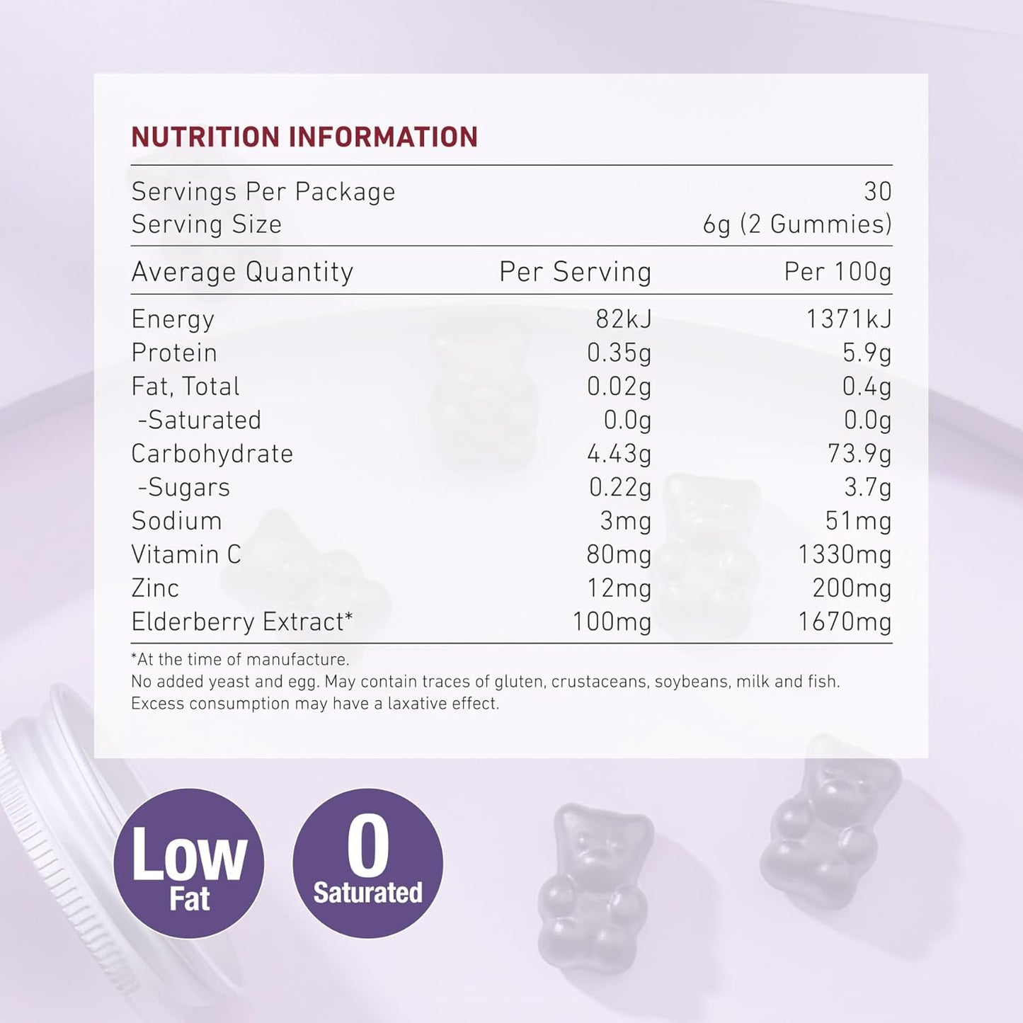 Women's Multi-Nutrient and Elderberry Immune Gummy by Unichi - Boost Your Health with Delicious Gummies