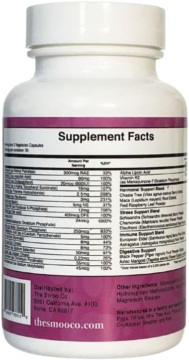 Women's Multivitamin for PCOS & Hormone Balance | Fertility & Ovulation Support (30 Servings)