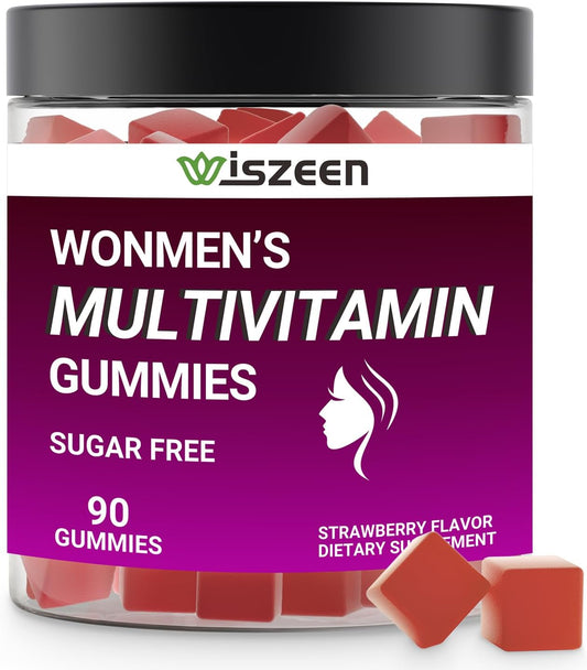 Women's Multivitamin Gummies with Methylated Nutrients, Iron, Vitamin D3, K2, and Calcium for Optimal Health
