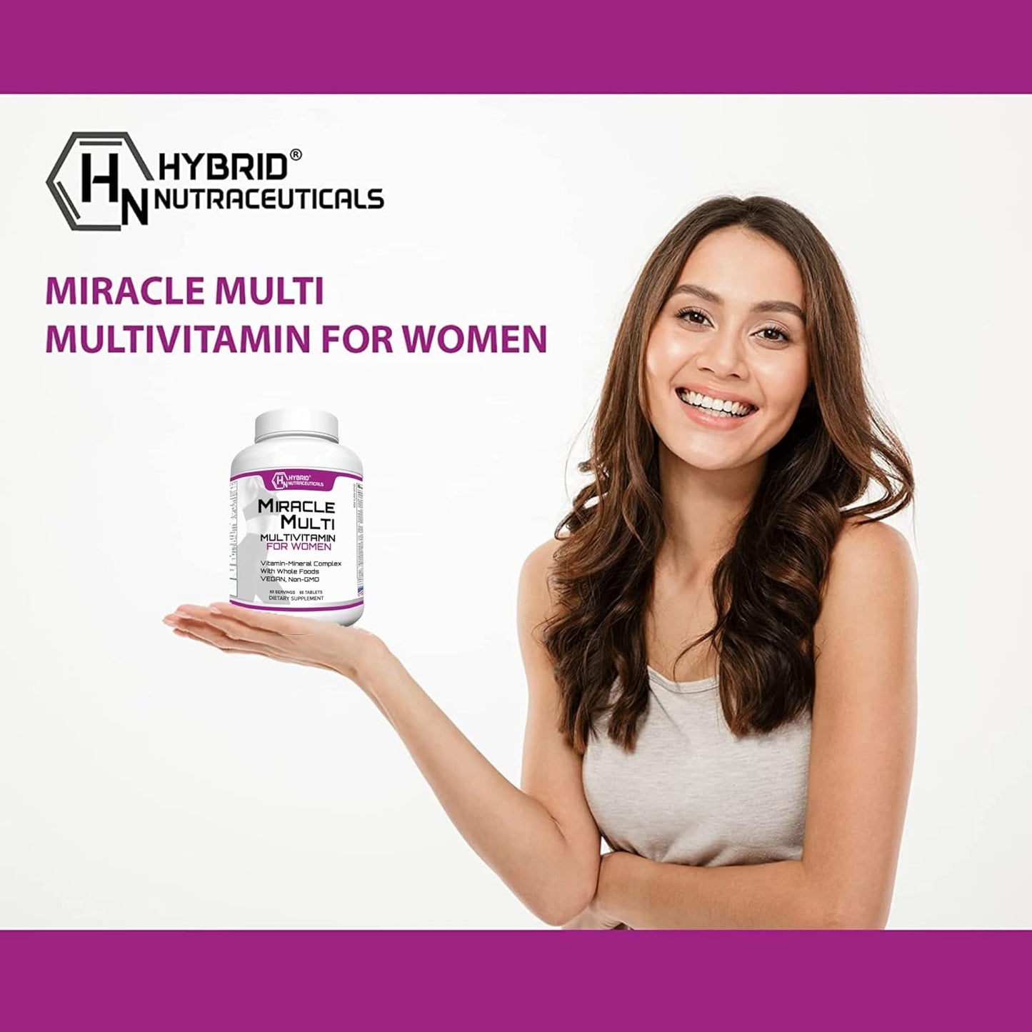 Women's Multivitamin with Probiotics, Biotin, Folic Acid, Enzymes + Fruit & Vegetable Blend - Immune Support, Heart Health, Energy: 60 Servings
