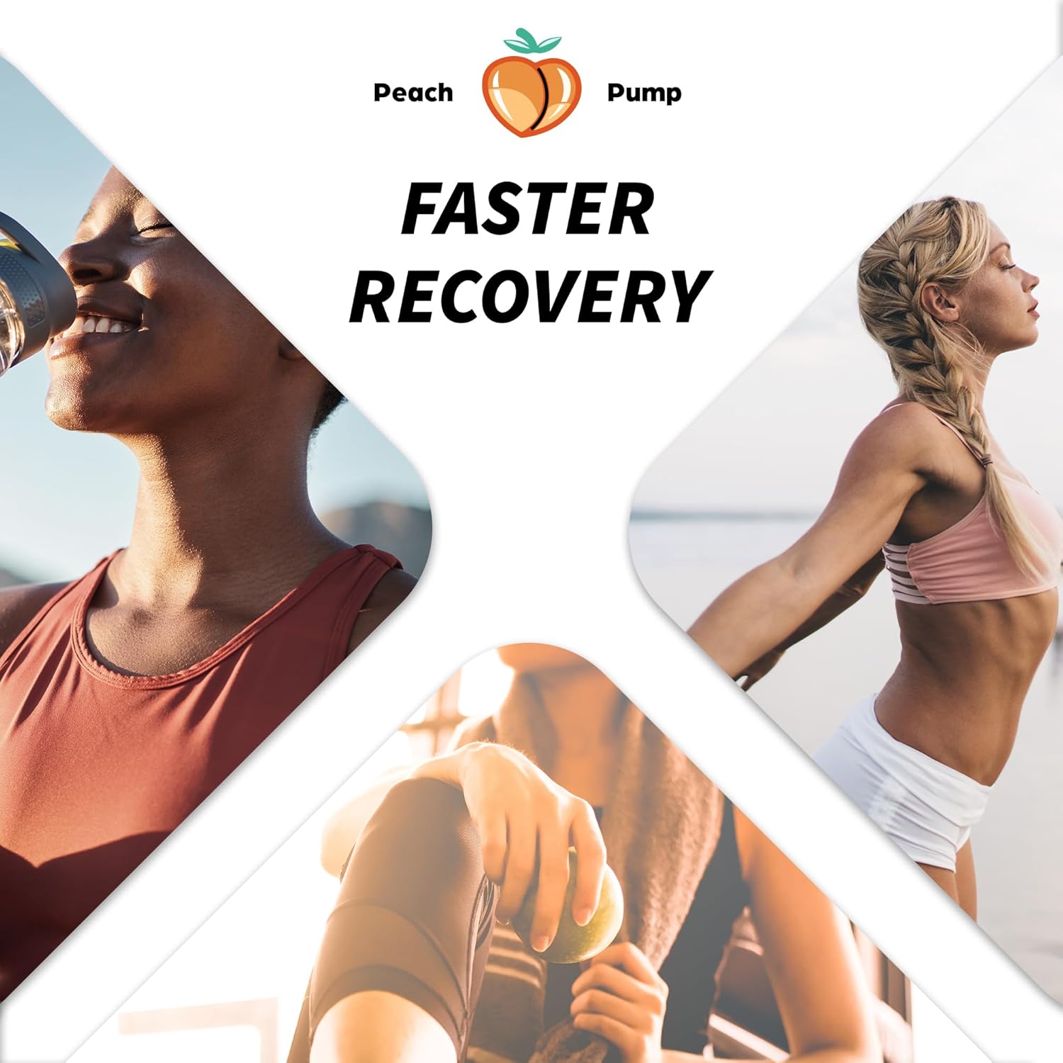 Women's Peach Pump Creatine Powder - Booty Builder Supplement for Women - 70 Servings, Unflavored