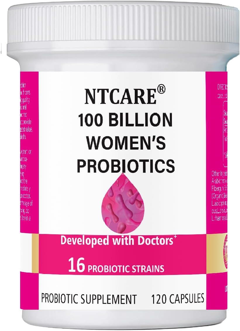 Women's PH Balance & Digestive Health Probiotic - 100 Billion CFU - 6 Unique Strains - 120CT