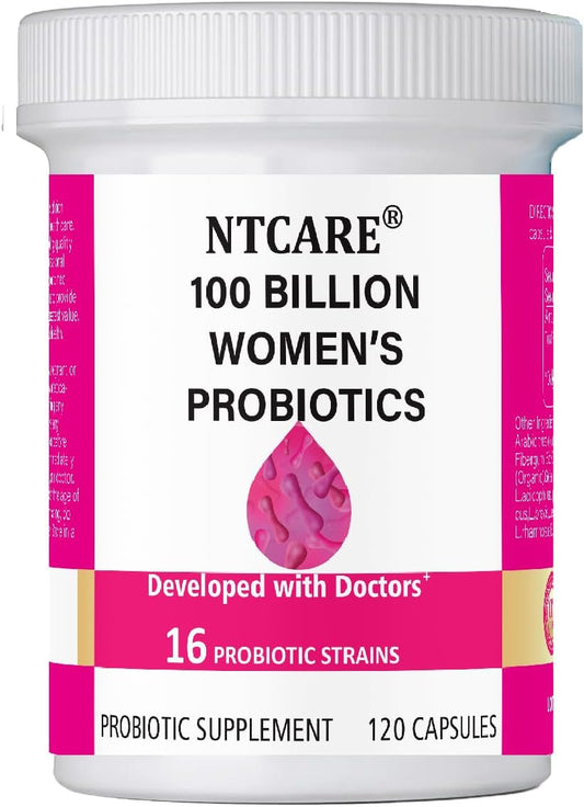 Women's PH Balance & Digestive Health Probiotic - 100 Billion CFU - 6 Unique Strains - 120CT