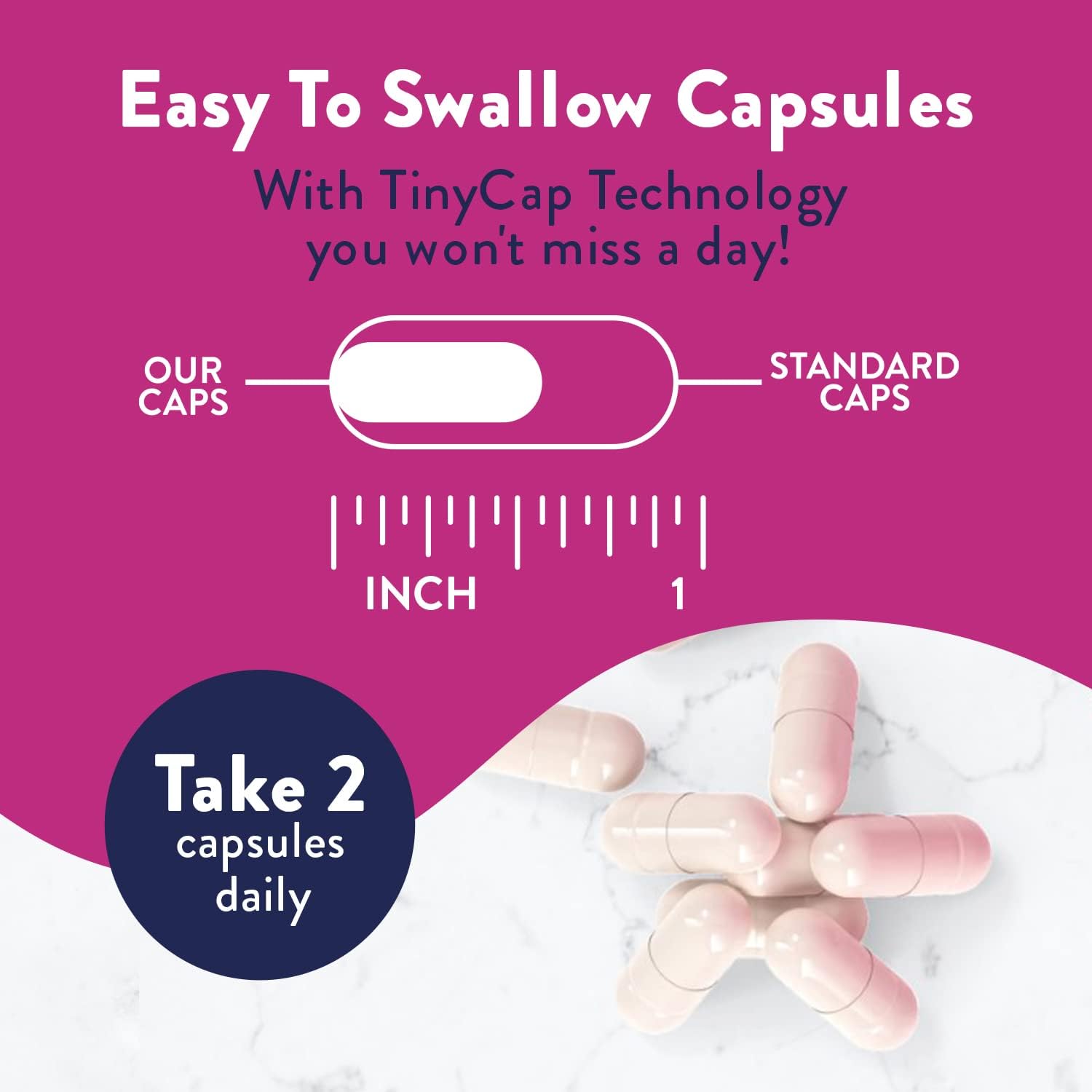 Women's Probiotic Capsules with Cranberry & D-Mannose for UTI & pH Balance - 60 Billion CFUs, 60 Capsules, Easy to Swallow