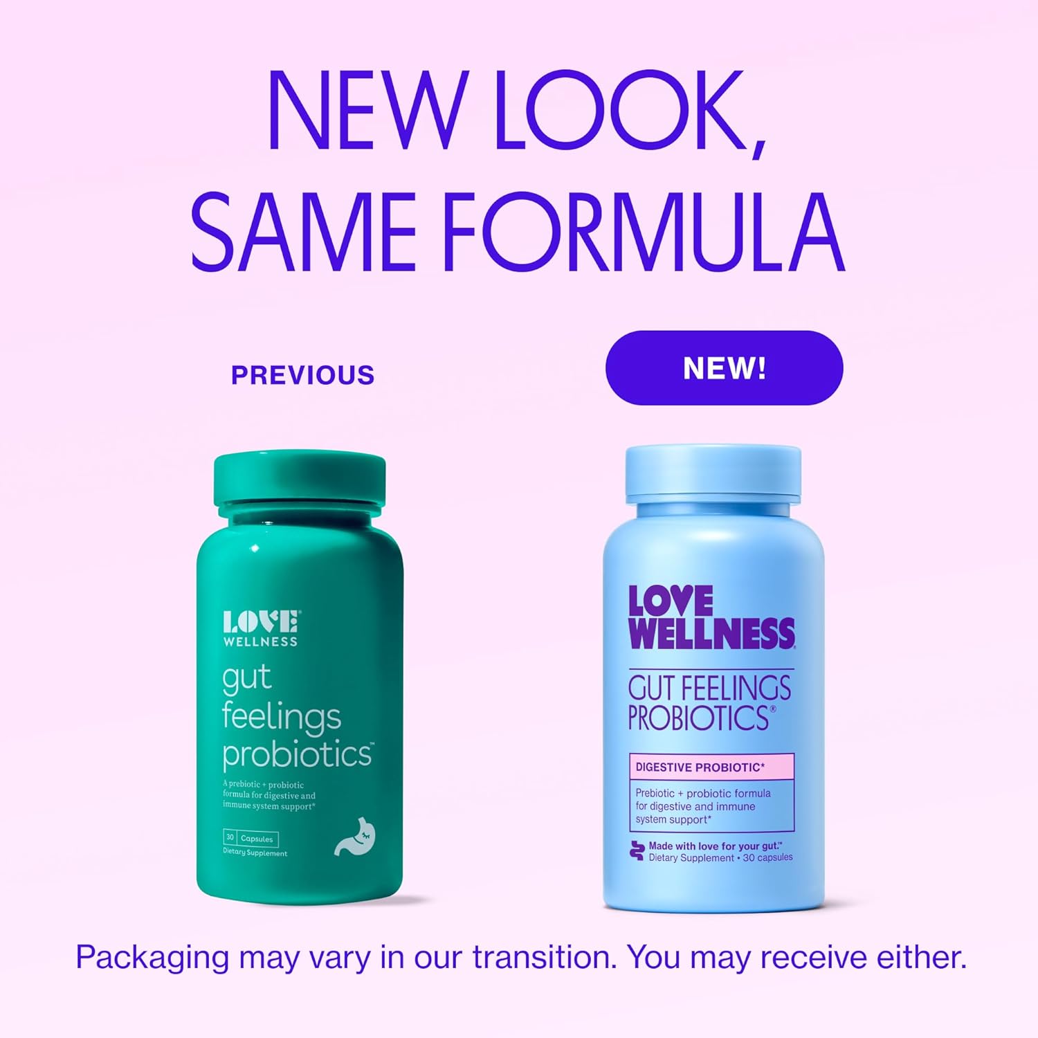 Women's Probiotic for Digestion & Immune Support | Gut Health Supplement with 3 Billion CFU, Prebiotic & Postbiotic | Gas Relief | 30 Count