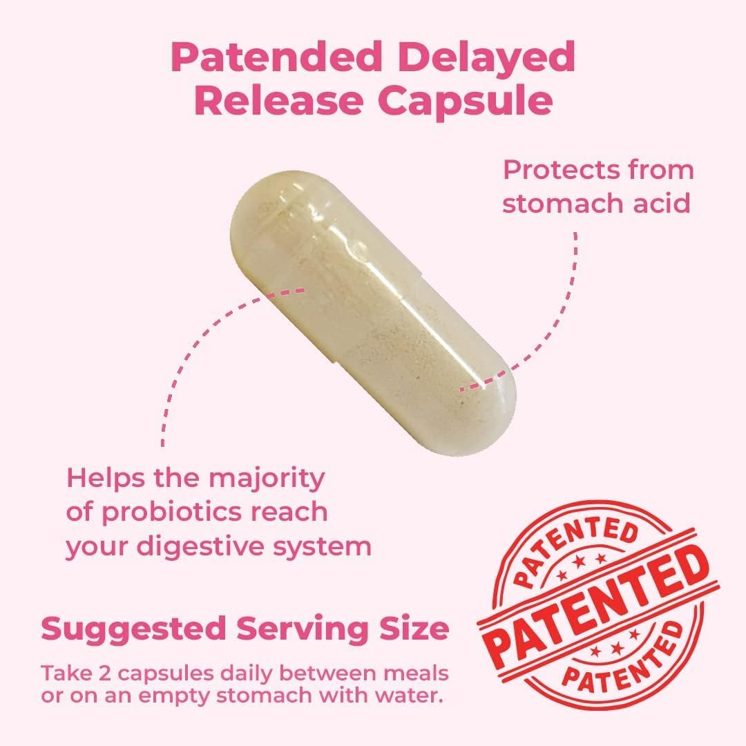 Women's Probiotic & Prebiotic Bundle for Vaginal & Digestive Health - pH Balance Support with Cranberry, Ashwagandha - Delayed-Release Capsules