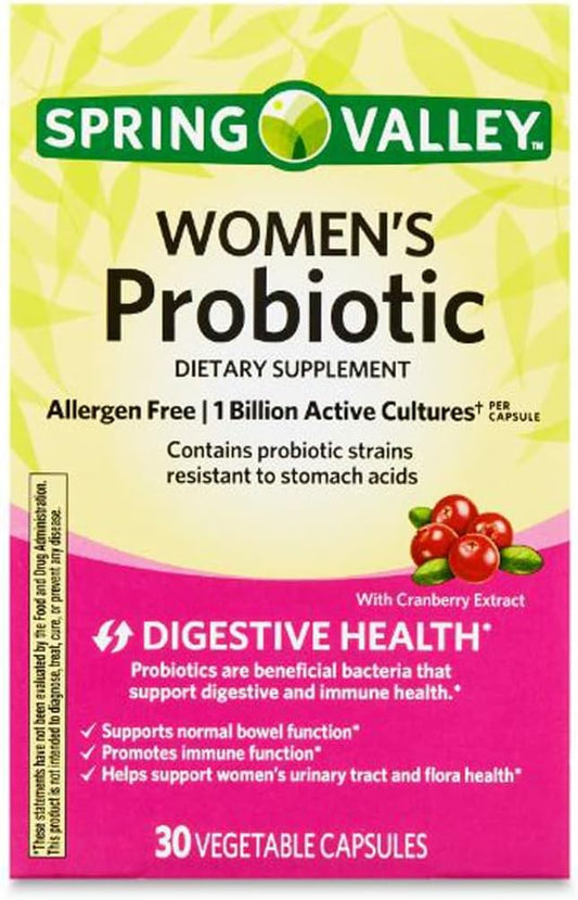 Women's Probiotic Supplement, 30 Count - High-Quality Care for Digestive Health