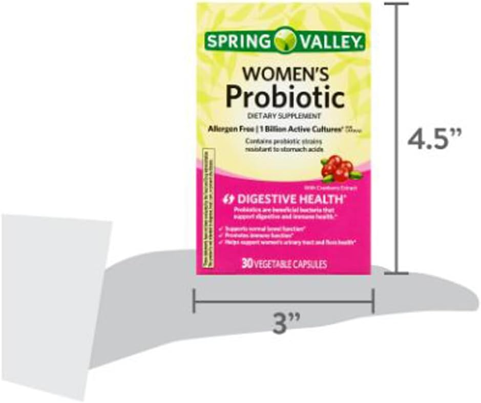 Women's Probiotic Supplement, 30 Count - High-Quality Care for Digestive Health
