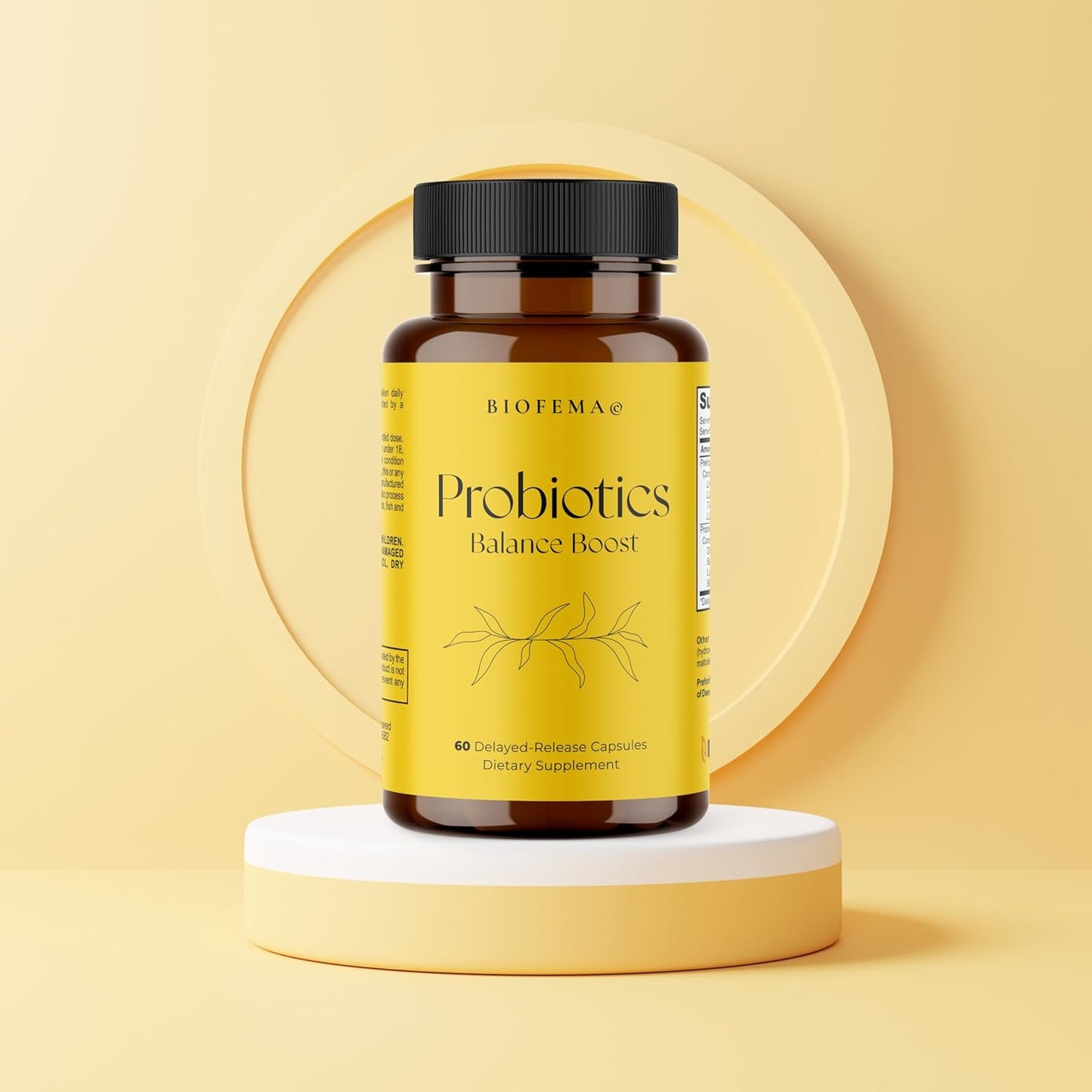 Women's Probiotic Supplement for Vaginal Health with Bacillus Coagulans - 60 Capsules, 4.4 Billion CFUs - Supports pH Balance, Odor Control, and Yeast Infections