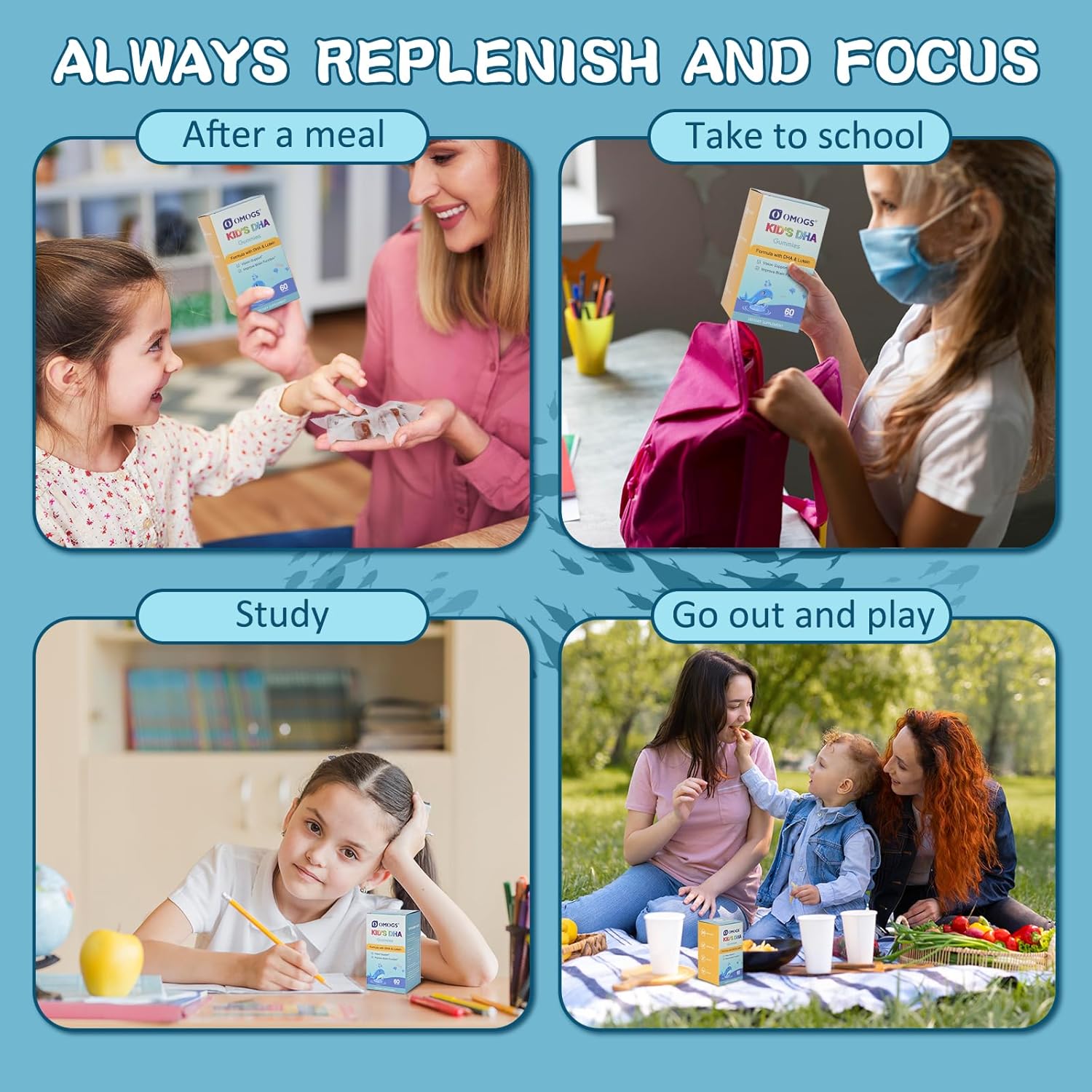 Women's Probiotic with Children’s DHA for Digestive Health, Immune Boost, PH Balance, Urethral Health, Eye Health, Brain Health, and Immunity.