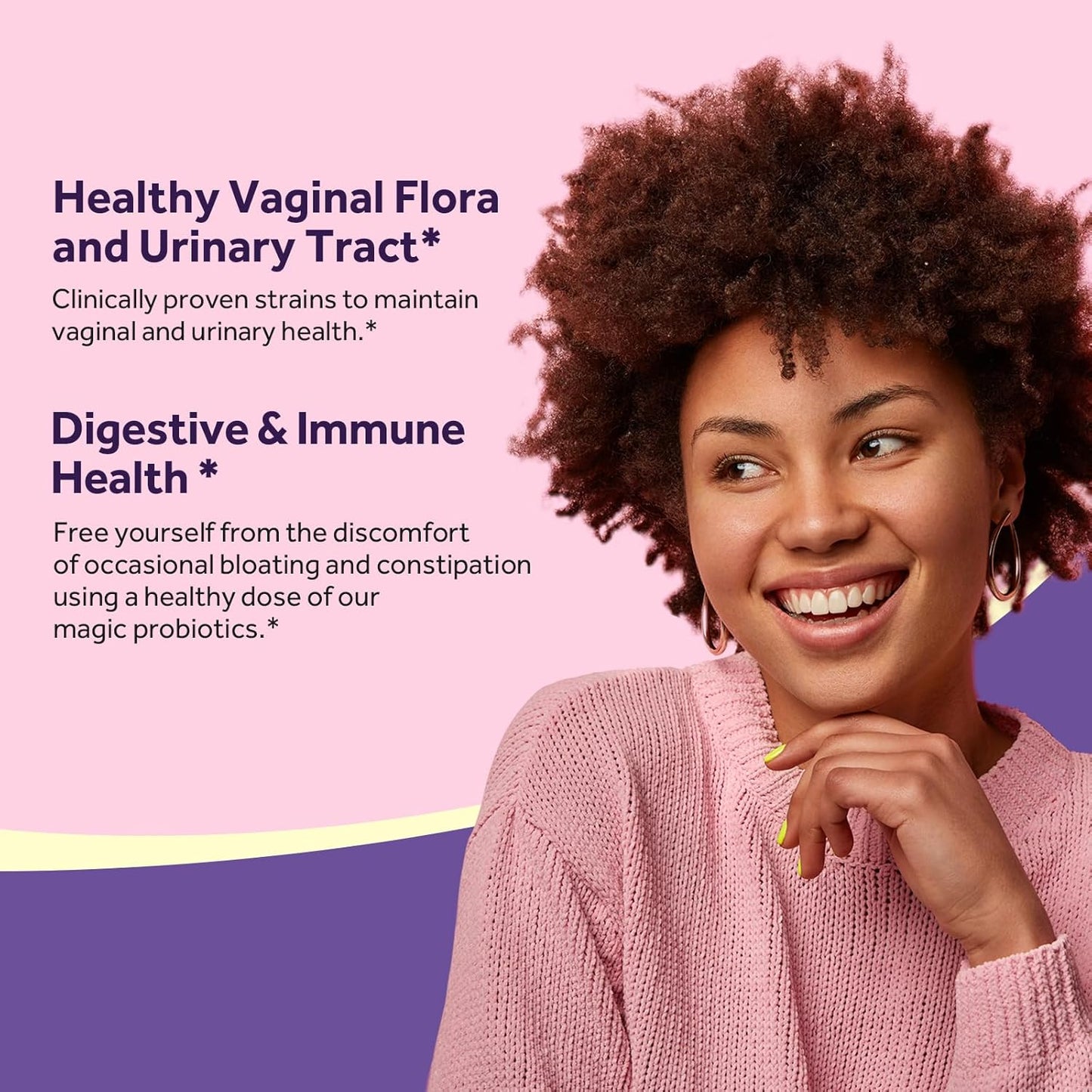 Women's Probiotic with Organic Cranberry - 60 Capsules, 50 Billion CFU, 16 Strains - Supports Digestive, Immune, Vaginal & Urinary Health - Shelf Stable, Delayed Release - No Soy, Gluten, Dairy