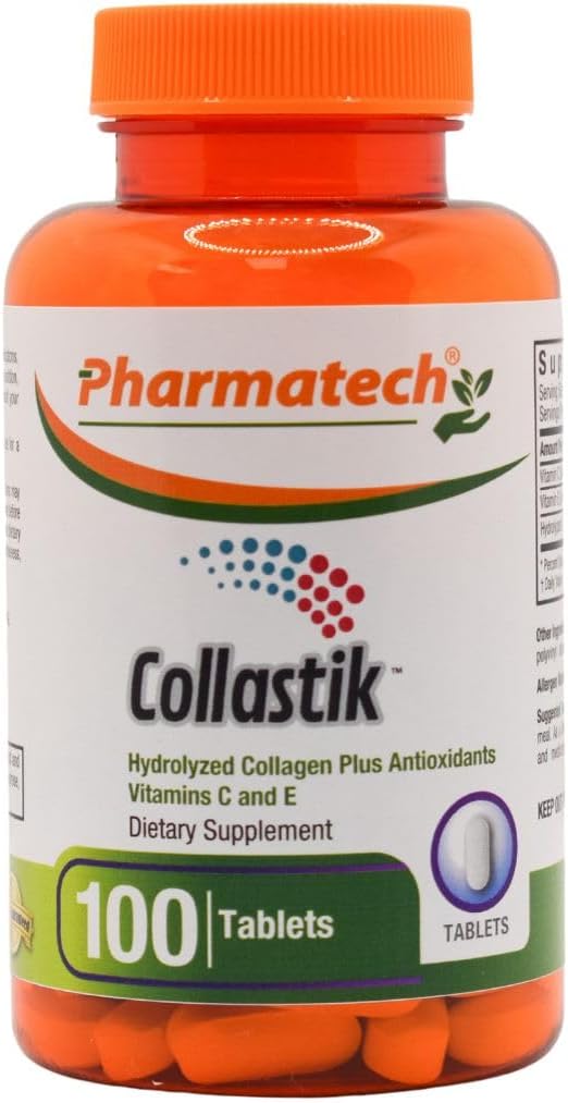 Women's Skin and Nails Health Collagen Supplement with Vitamins C and E - 100 Tablets