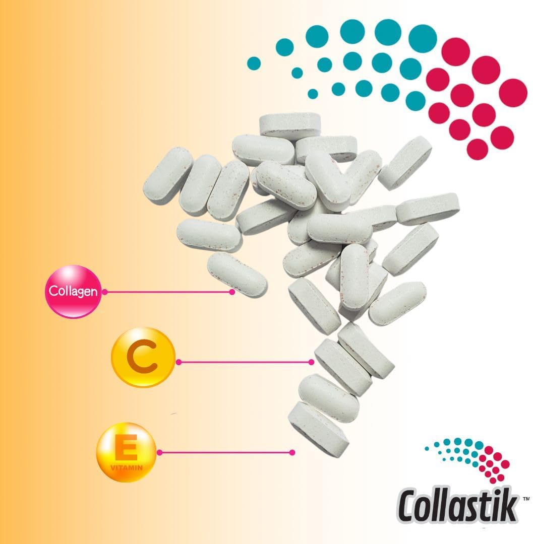 Women's Skin and Nails Health Collagen Supplement with Vitamins C and E - 100 Tablets