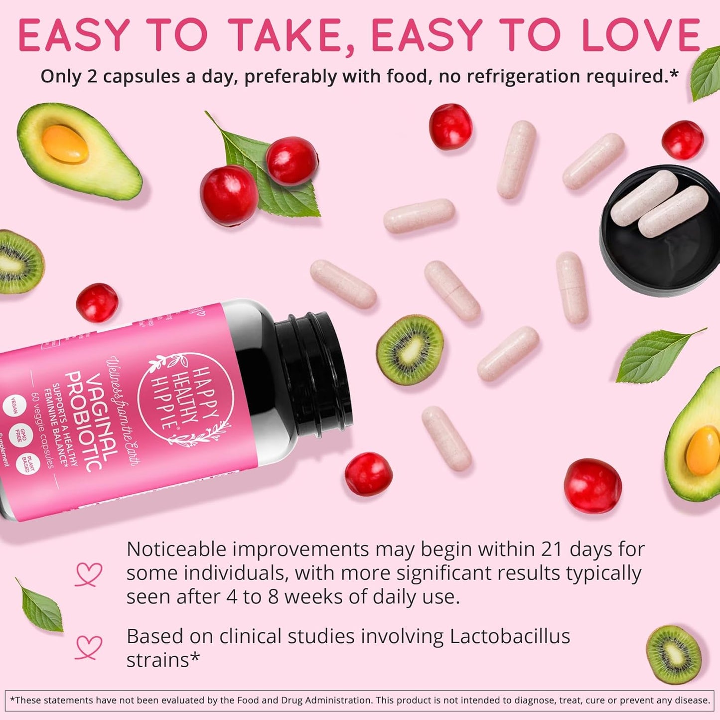 Women's Vaginal Probiotics with Cranberry & D-Mannose - 10 Strains for pH Balance, BV, Yeast, & Odor Control - UTI & Digestive Health Support - 60 Ct