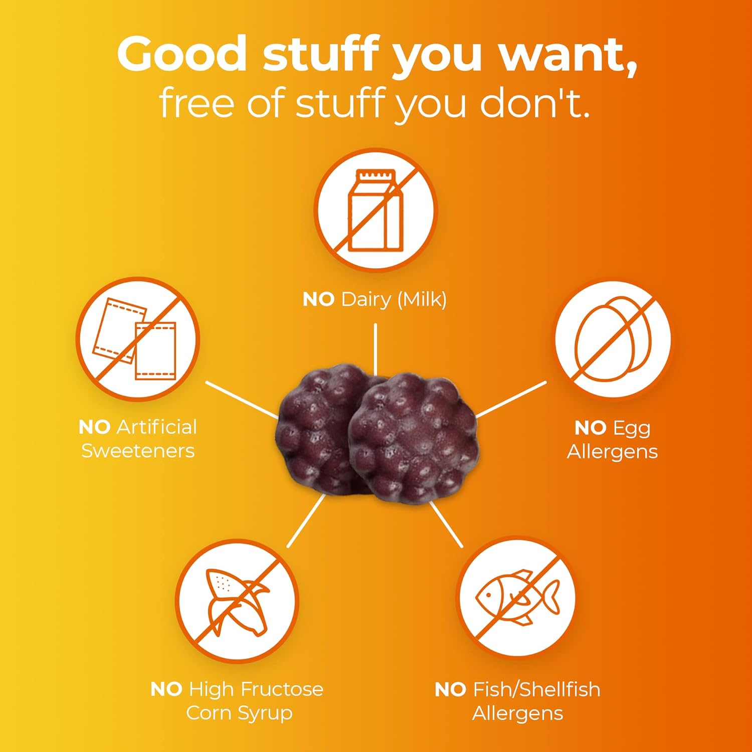 Women's VitaCraves Multivitamin Gummies with Vitamins A, C, E, B6, B12, Calcium, and D - 80 Count x 2 Pack