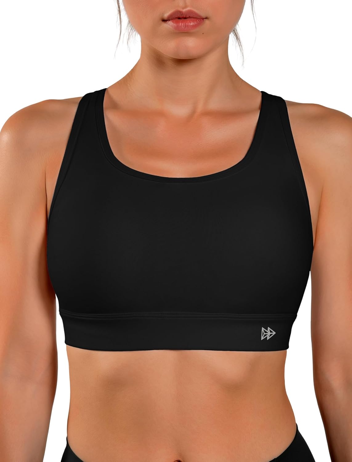 Women's Yvette Yoga Cloud Series Sports Bra - Lightweight Low Impact Spaghetti Strap with Mesh Splicing