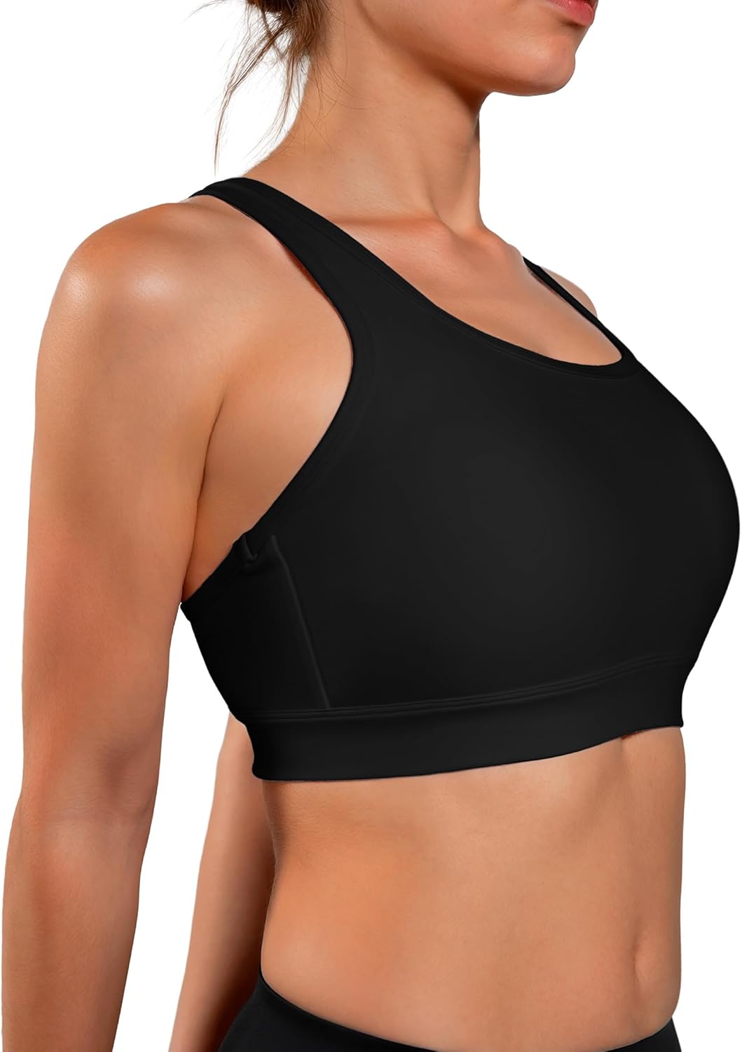 Women's Yvette Yoga Cloud Series Sports Bra - Lightweight Low Impact Spaghetti Strap with Mesh Splicing