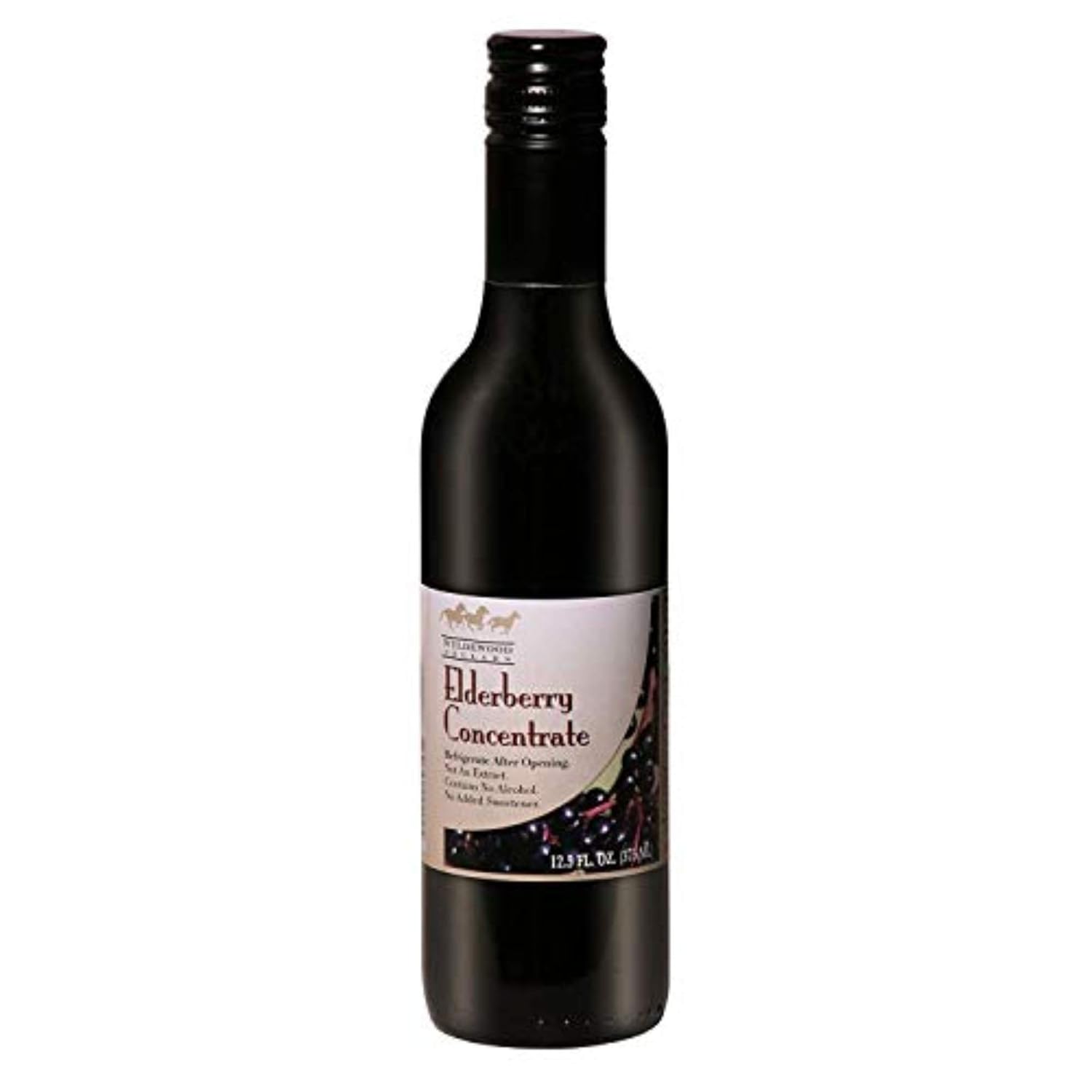 Wyldewood Cellars Elderberry Juice Concentrate - 12.5 fl. oz. Bottle - Pure and Natural Elderberry Extract