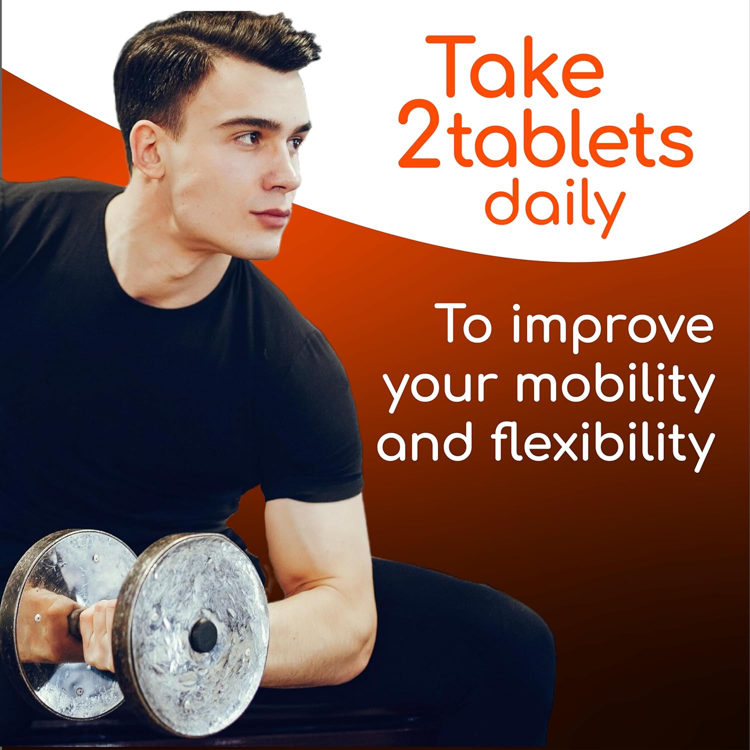 X Ray Dol Triple Action Joint Support Supplement with Glucosamine, Chondroitin, MSM, and Vitamin D - 60 Count Bottle for Healthy Joints