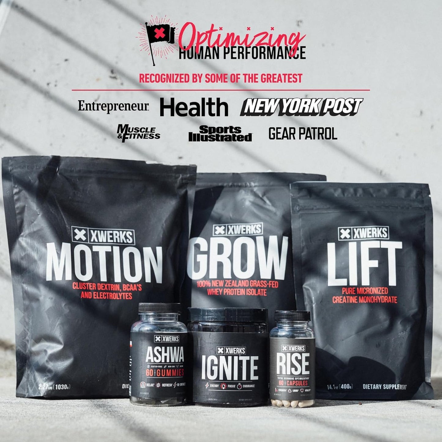 Xwerks Ignite Orange Pre-Workout Powder - Natural Keto Blend with 150mg Caffeine for Explosive Energy and Endurance, Gluten-Free 30 Servings