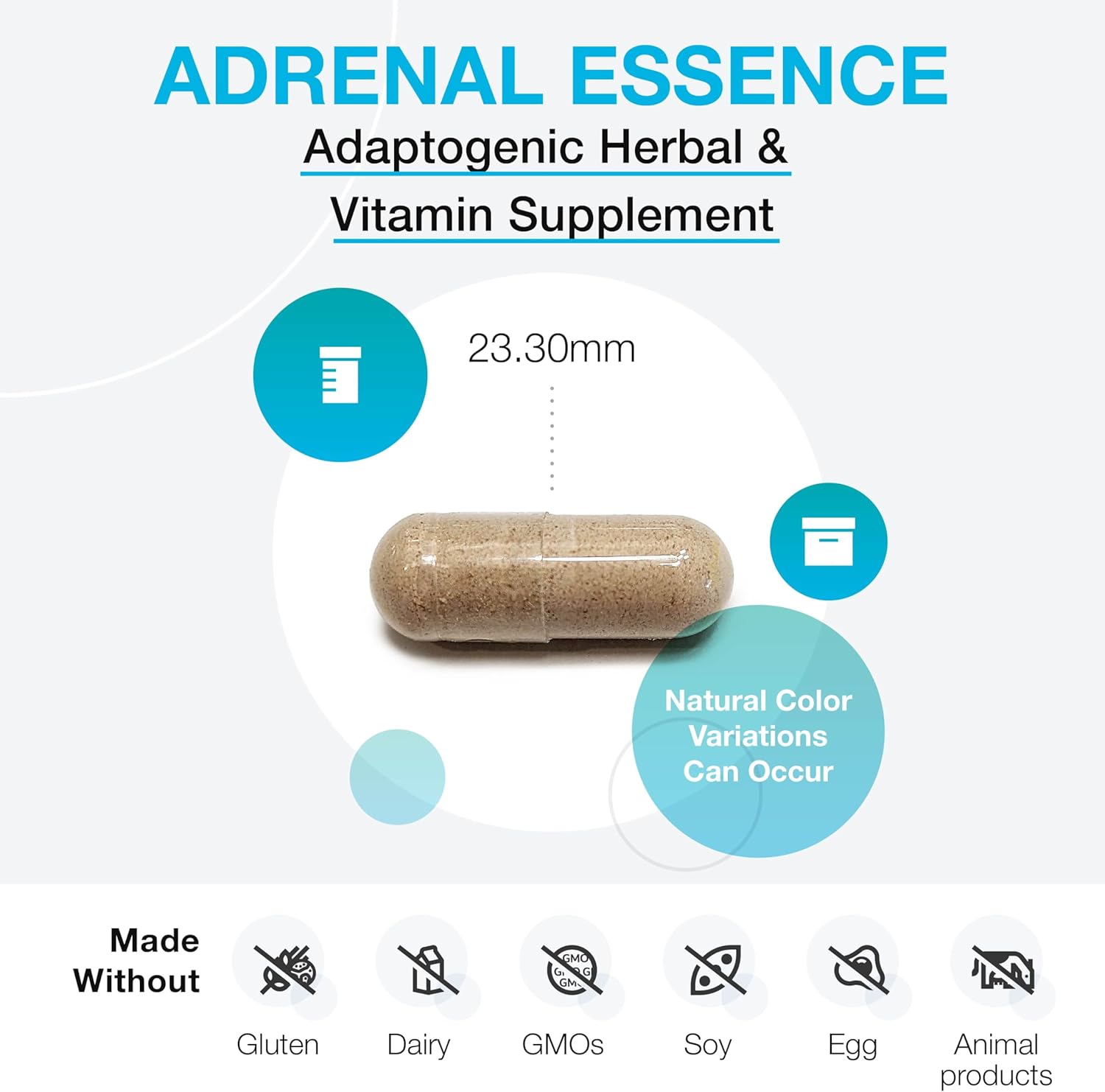 XYMOGEN Adrenal Essence Capsules - Supports Healthy Energy and Immune Function with Adaptogenic Herbs and B Vitamins