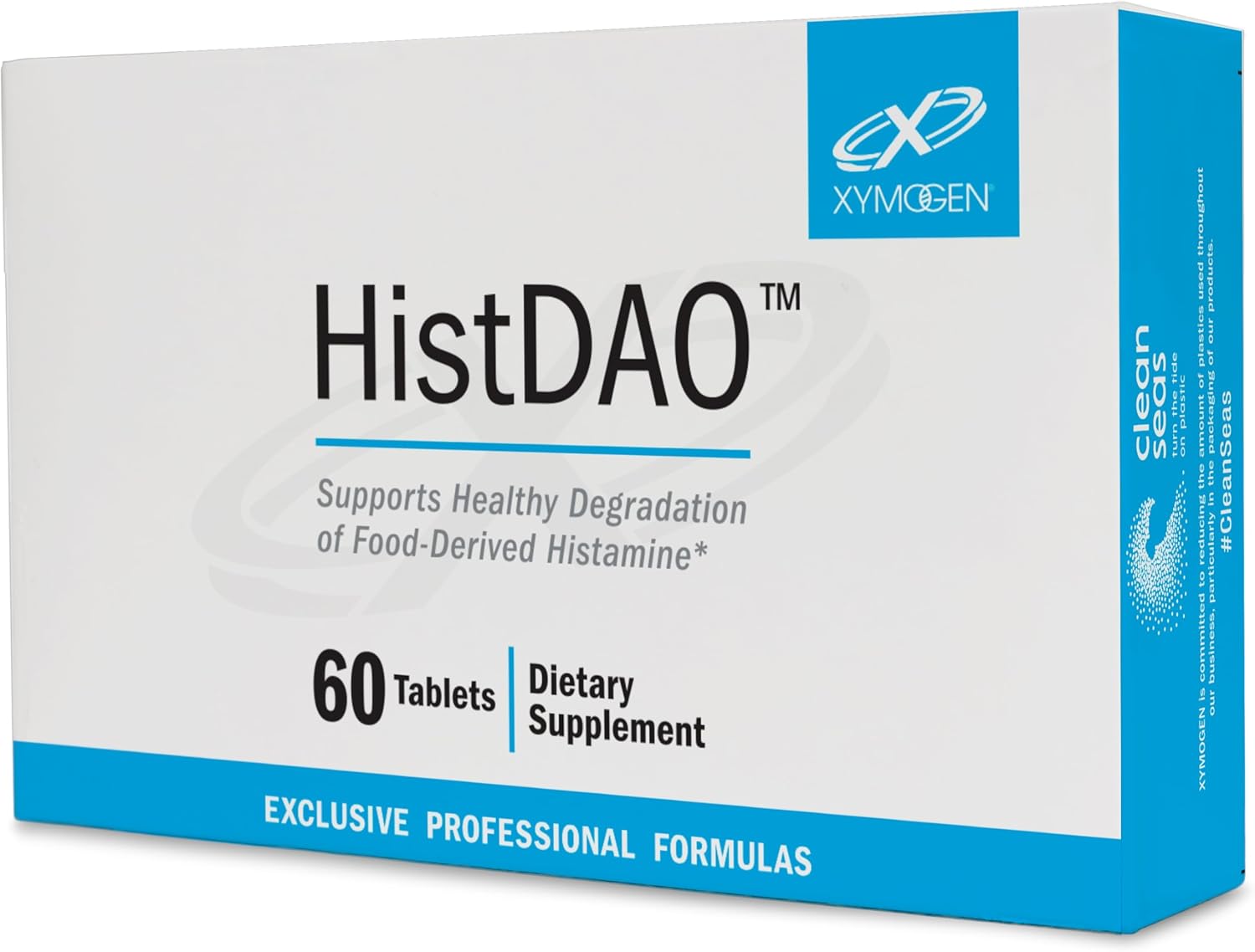 XYMOGEN HistDAO - High Diamine Oxidase Enzyme Supplement for Digestive Health - Supports Histamine Degradation - 20,000 HDU - 60 Tablets