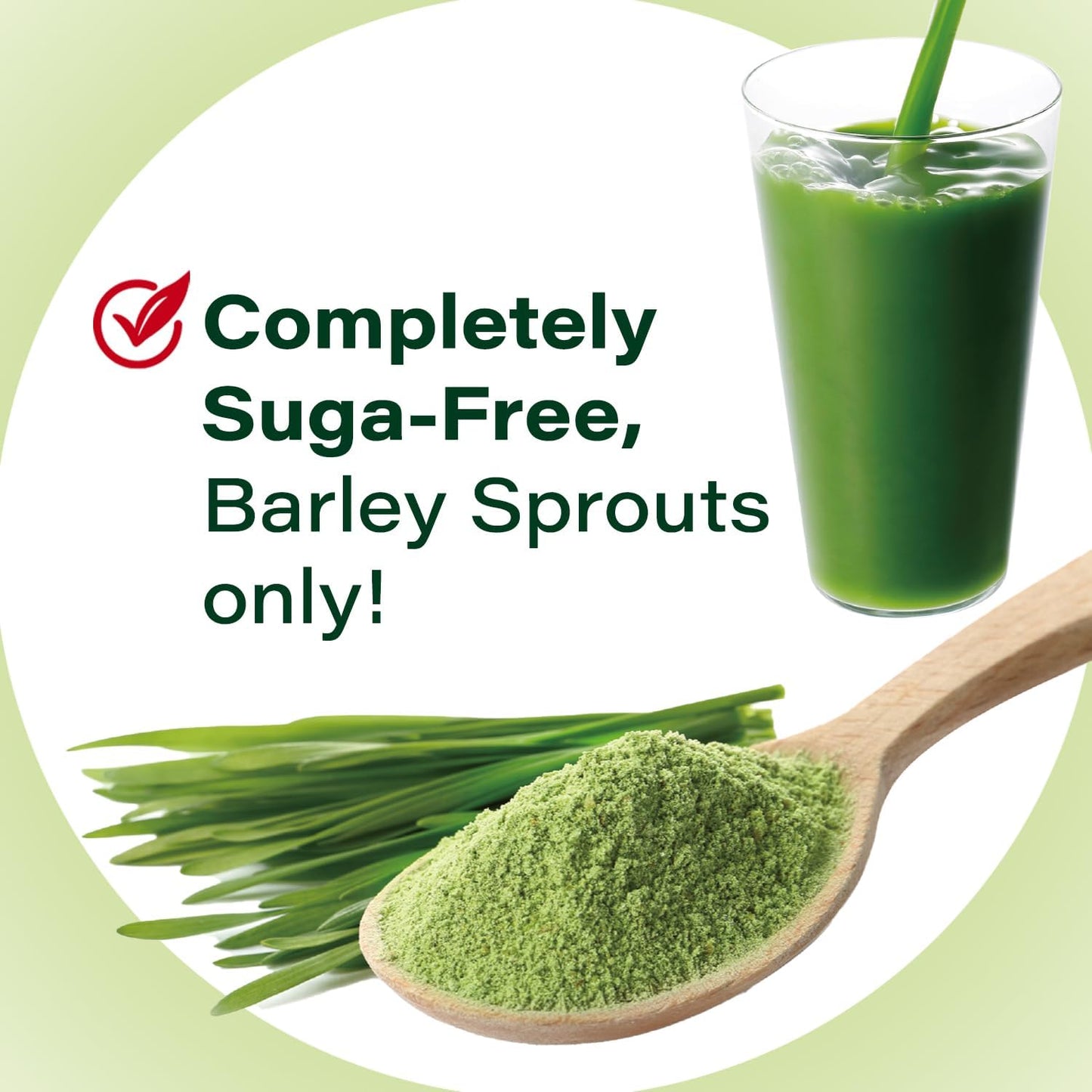 Yamamoto Kanpoh Young Barley Grass Powder with Kale - Japan's Green Superfood for Health & Vitality - 100% Gluten-Free & Vegan - Rich in Vitamins & Minerals - 88 Sachets