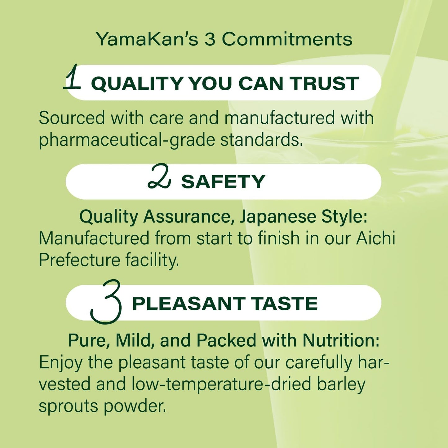 Yamamoto Kanpoh Young Barley Grass Powder with Kale - Japan's Green Superfood for Health & Vitality - 100% Gluten-Free & Vegan - Rich in Vitamins & Minerals - 88 Sachets