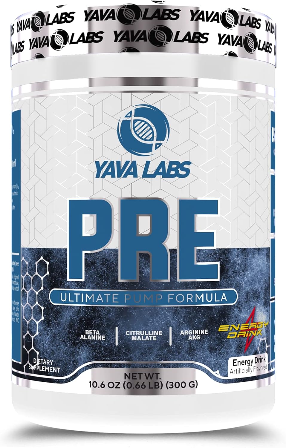 Yava Labs PRE Workout Energy Drink for Ultimate Pump Formula
