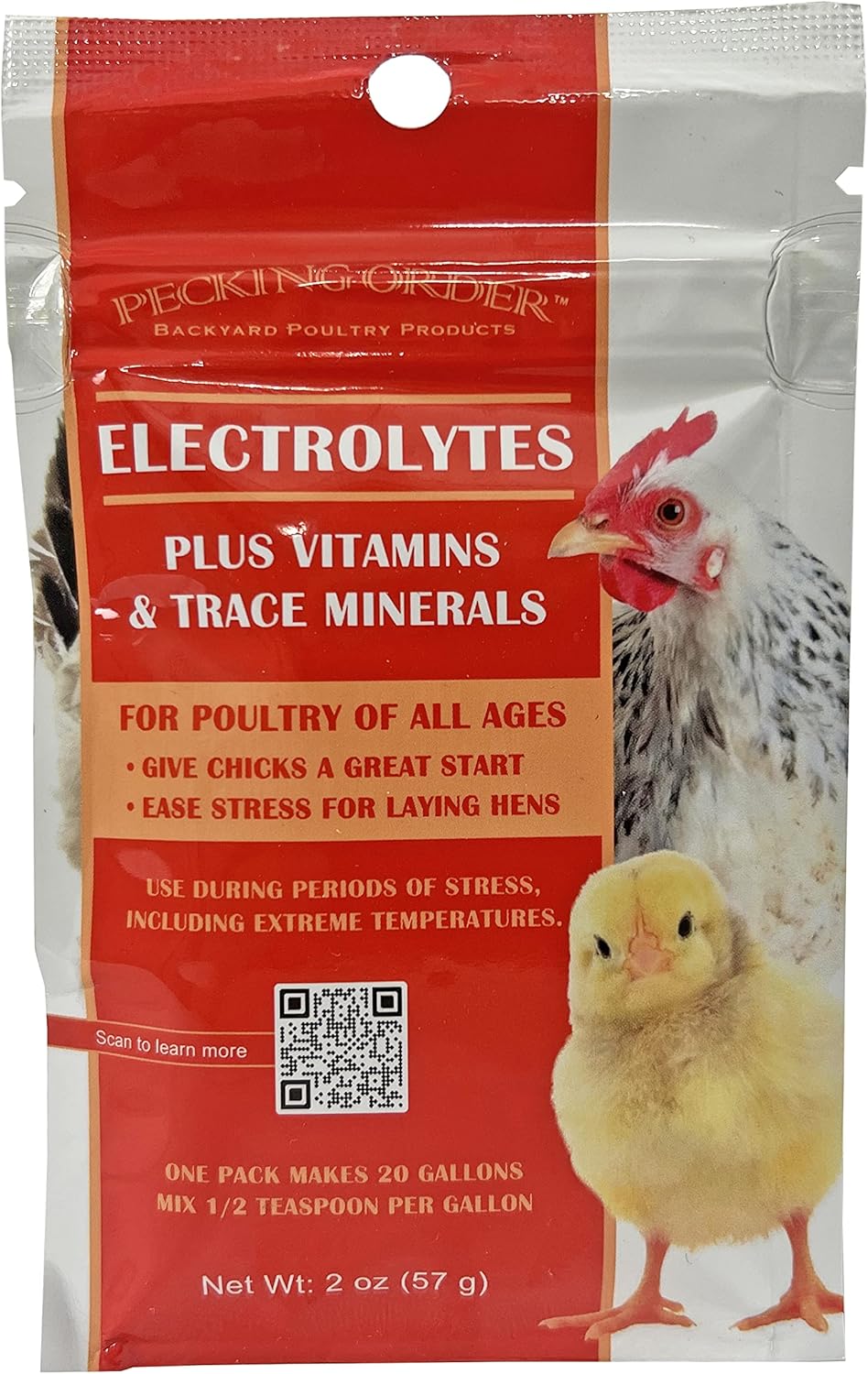 Yellow Electrolytes Plus Vitamins & Trace Minerals for Chicks and Hens - Boost Nutrition and Health for Poultry