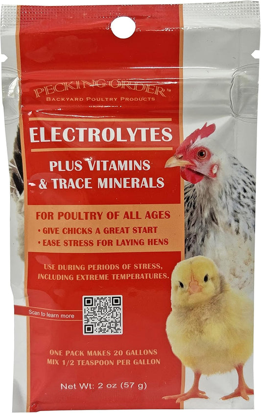 Yellow Electrolytes Plus Vitamins & Trace Minerals for Chicks and Hens - Boost Nutrition and Health for Poultry