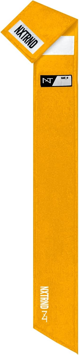 Yellow Nxtrnd Streamer Football Towel - Thin Sports Towel for Hands & Accessories