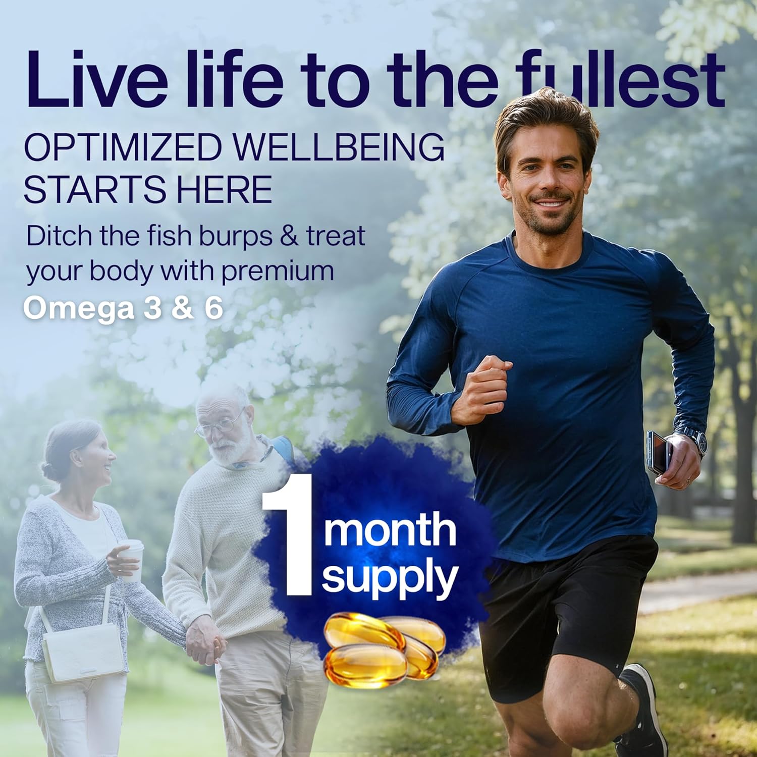 YES Ultimate EFAs Plant-Based Fish Oil Alternative Supplement - Omega 3 & 6 Fatty Acids - DHA, EPA, SDA - Burpless Gel Caps for Heart, Skin, Energy, Eyes, Immunity - Cholesterol Support - 480 Capsules