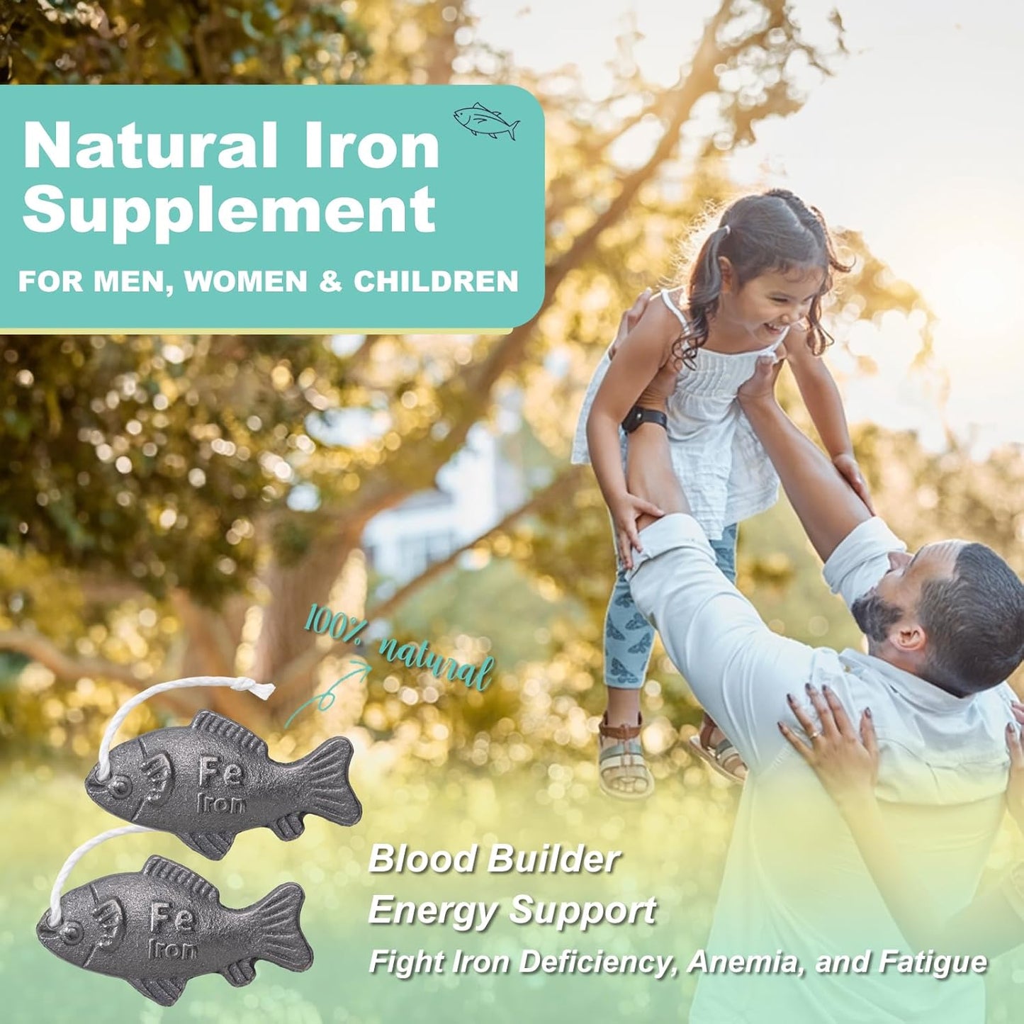 YOUIN Iron Fish 2 Pack with Bag - Natural Iron Source for Deficiency Risk Reduction, Safe Cooking Tool for Pregnant Women, Vegans, Athletes