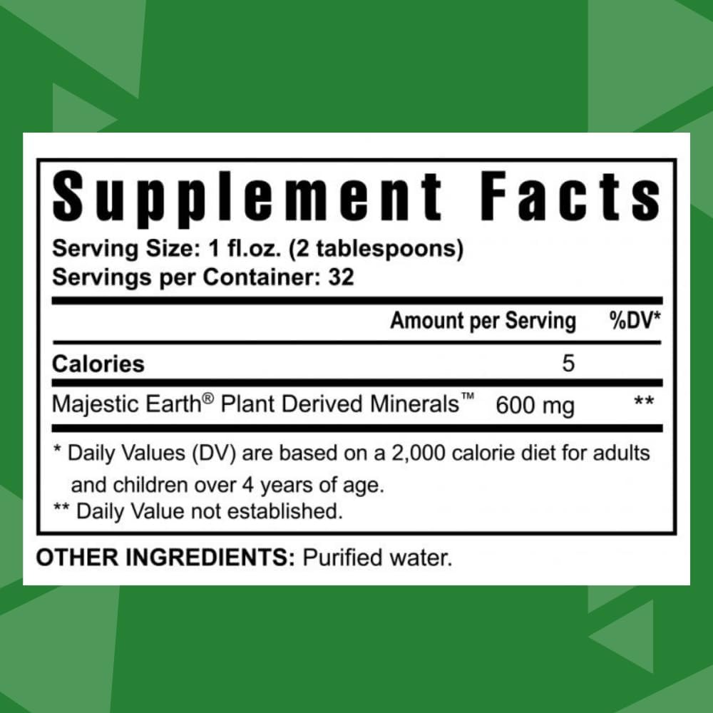 Youngevity Humic Shale Plant Derived Minerals Liquid Complex - 32 Servings - 32oz